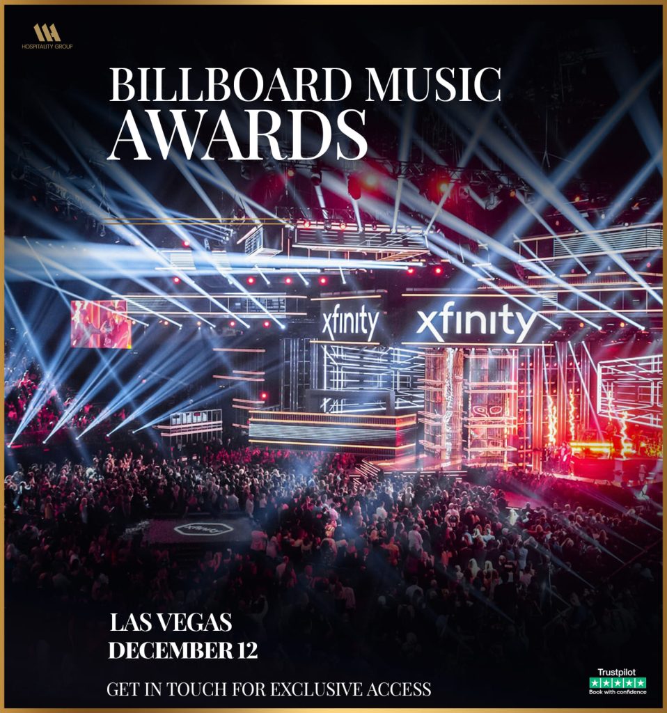 VIP guests entering the Billboard Music Awards red carpet, arranged by MA Hospitality