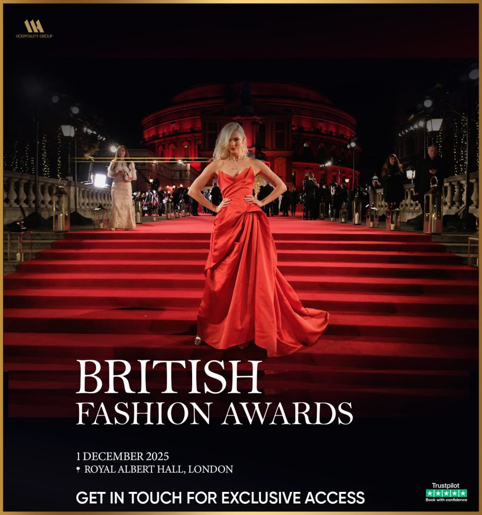 MA Hospitality clients attending the British Fashion Awards 2025 red carpet in London