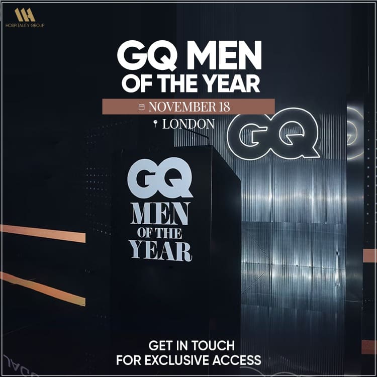 MA Hospitality VIP guests at the GQ Men of the Year 2025 red carpet event in Los Angeles