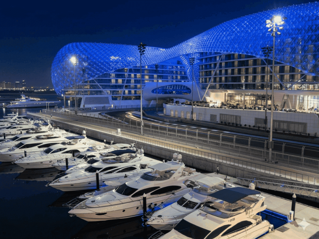 Abu Dhabi Grand Prix Yacht hospitality