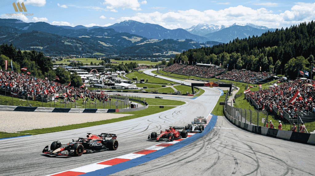 Red Bull Ring Spielberg Austria scenic mountain circuit view