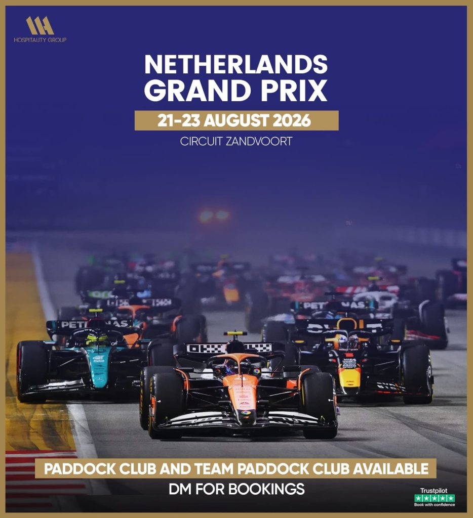 Dutch Grand Prix 2026 schedule with practice, sprint qualifying, and race day dates