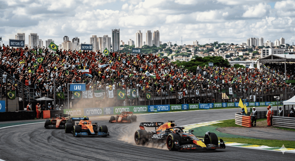 São Paulo Grand Prix VIP hospitality view Interlagos Paddock Club trackside