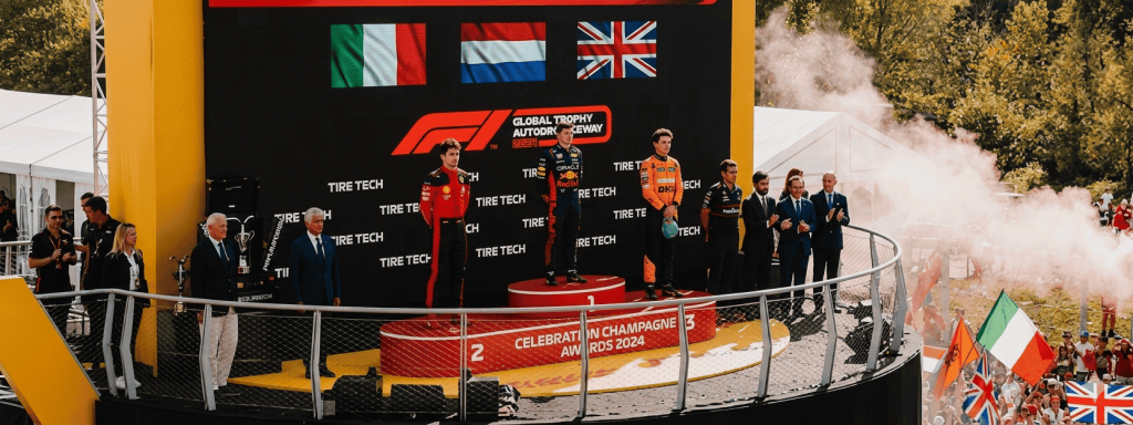 F1 Paddock Club VIP hospitality at United States Grand Prix with luxury lounge and trackside view