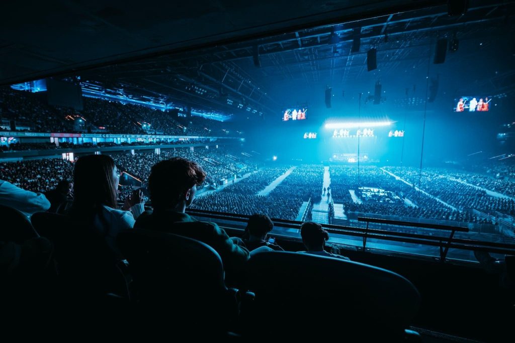 Usher Tour 2026 VIP seating view from premium concert section