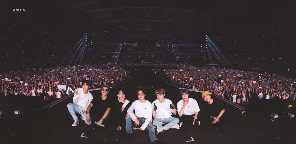 BTS ARIRANG World Tour stadium performance