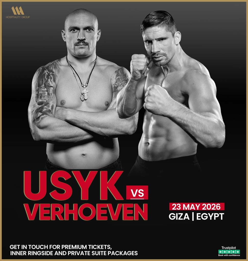 VIP hospitality lounge at Usyk vs Rico premium fight event