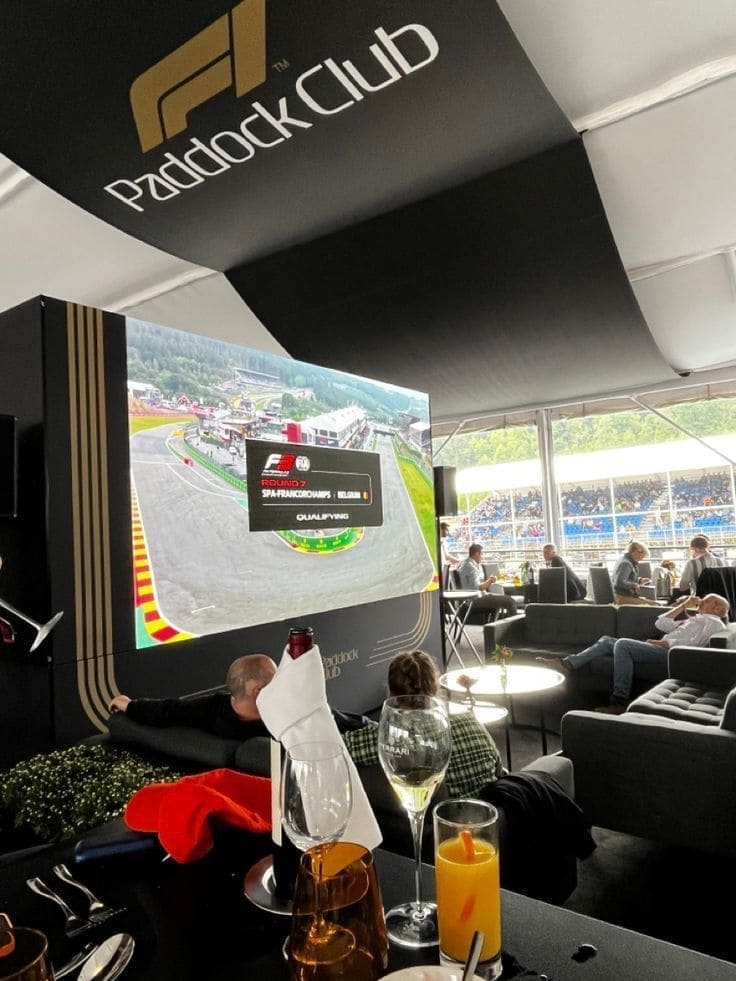 Premium Paddock Club hospitality experience