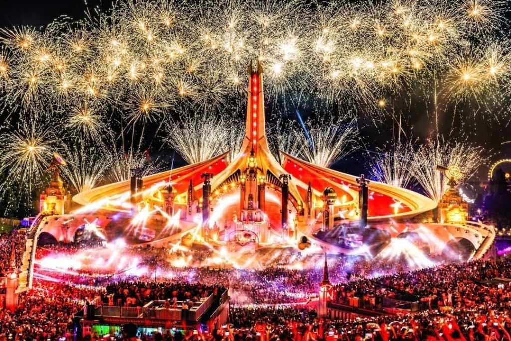 Crowd at Tomorrowland 2026 Mainstage in Belgium