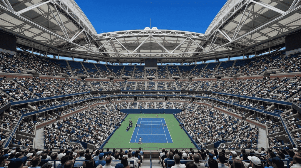 US Open Tennis 2026 premium courtside seats Arthur Ashe Stadium