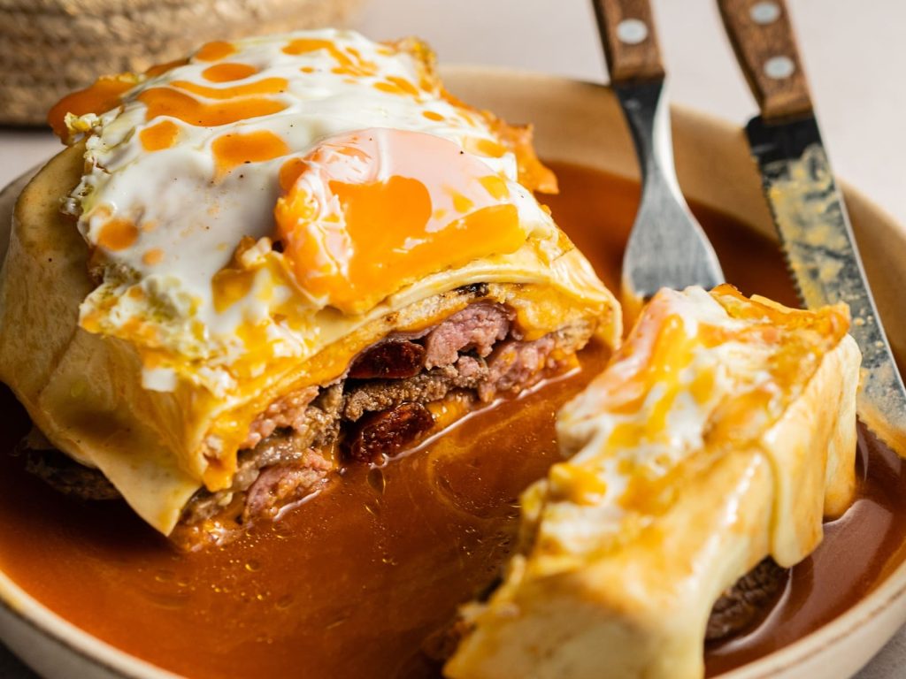 Francesinha is a must-try dish on your Porto food tour.