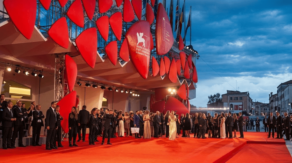 The Lido become the center of film screenings and red carpet moments.