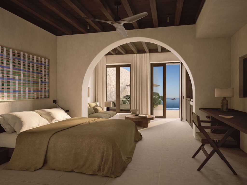Luura – Cliff, Paros will operate as a five-star boutique property with only 39 suites.