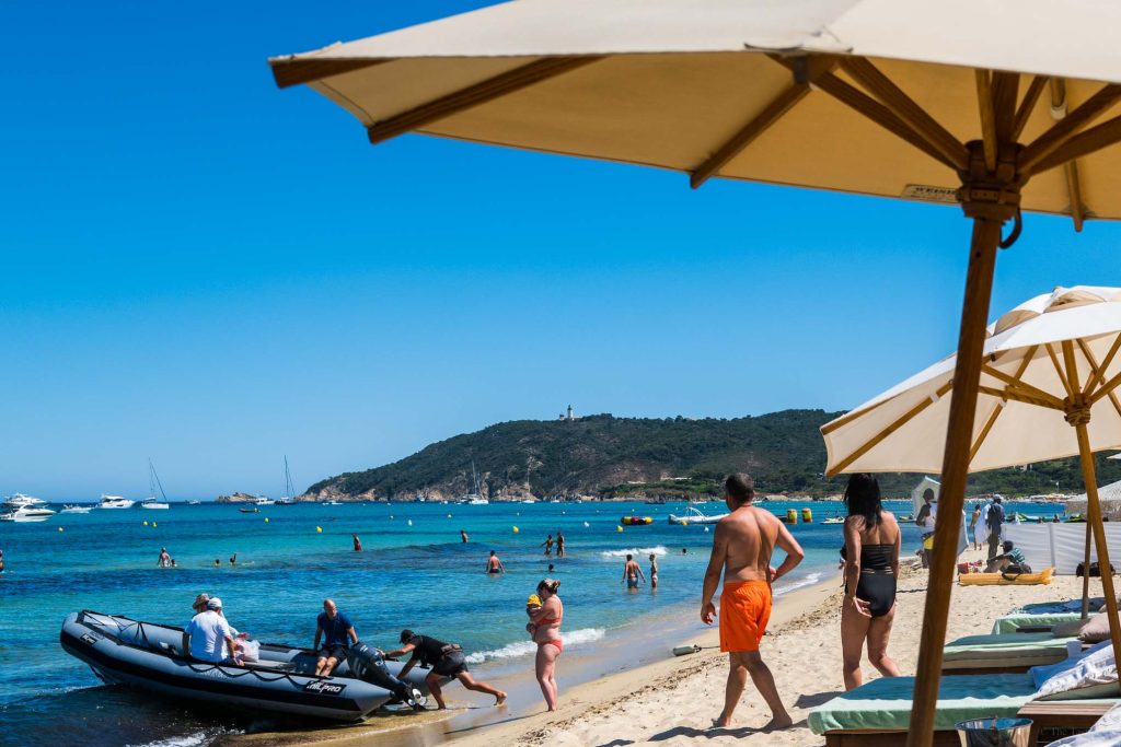 Pampelonne Beach is a central part of the Saint-Tropez summer lifestyle