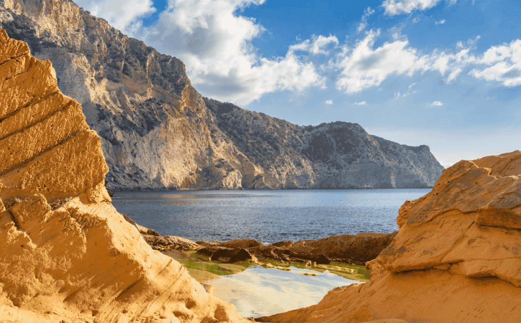 Sa Pedrera (Atlantis) is one of Ibiza's most distinctive coastal landscapes