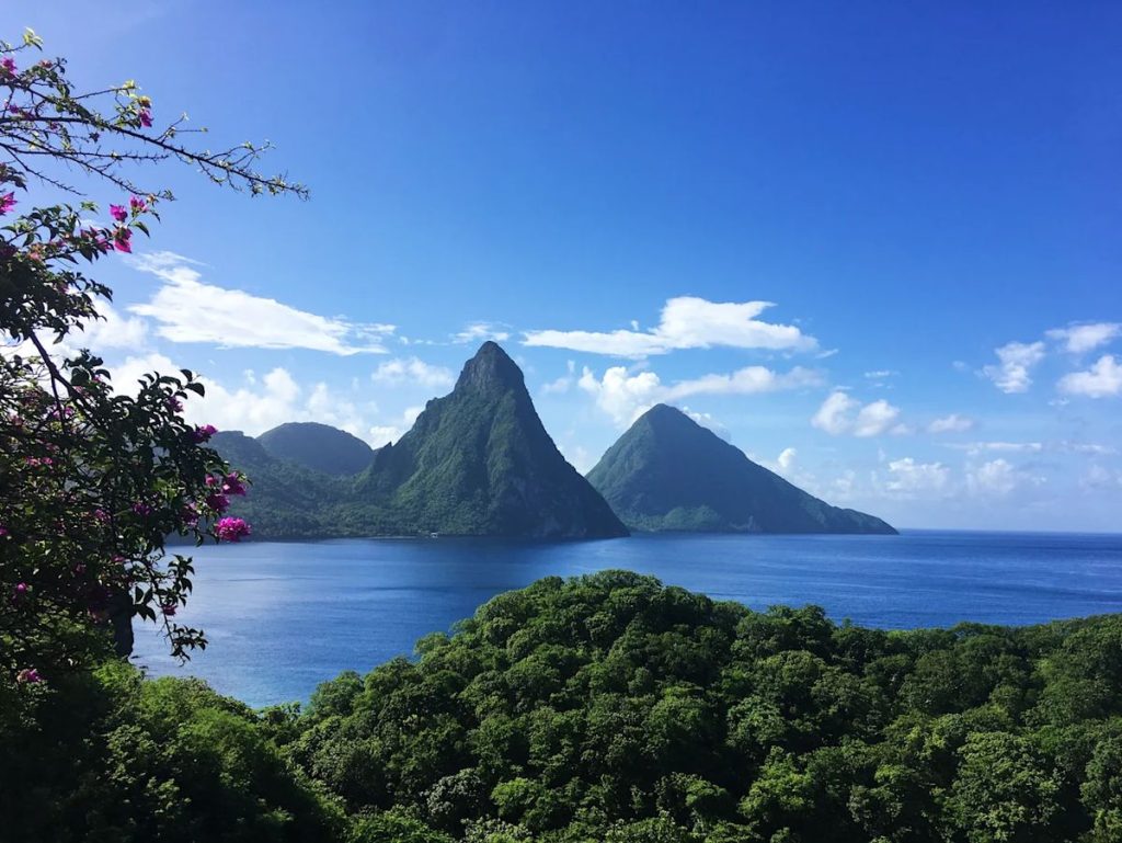 St Lucia Pitons among the luxury island destinations 2026