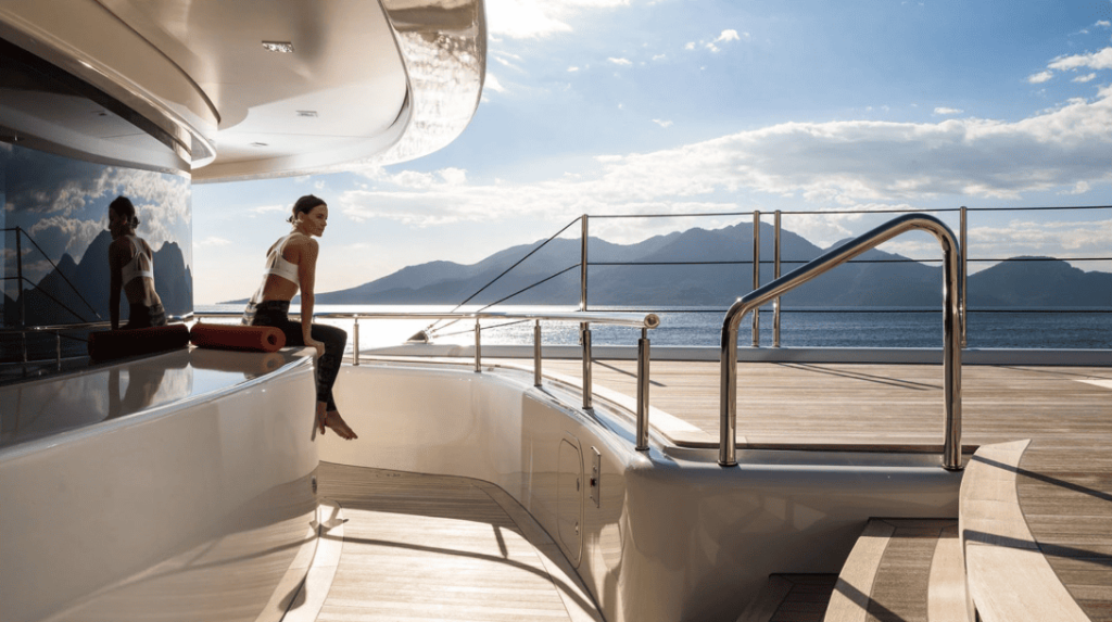 Wellness yacht retreat creates a controlled, private, and flexible environment