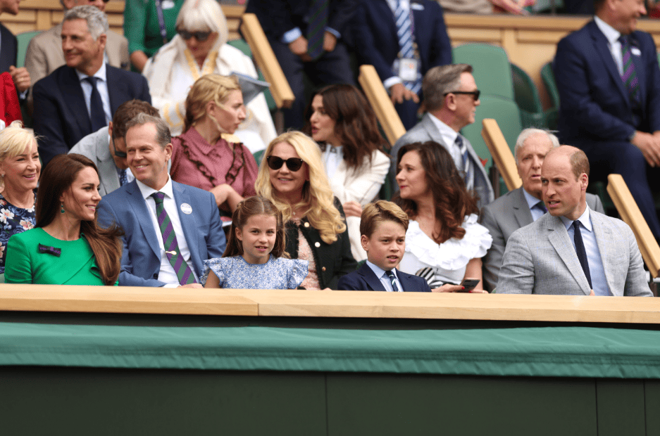 Wimbledon Royal Box hosts distinguished guests from royalty, culture, and public life.