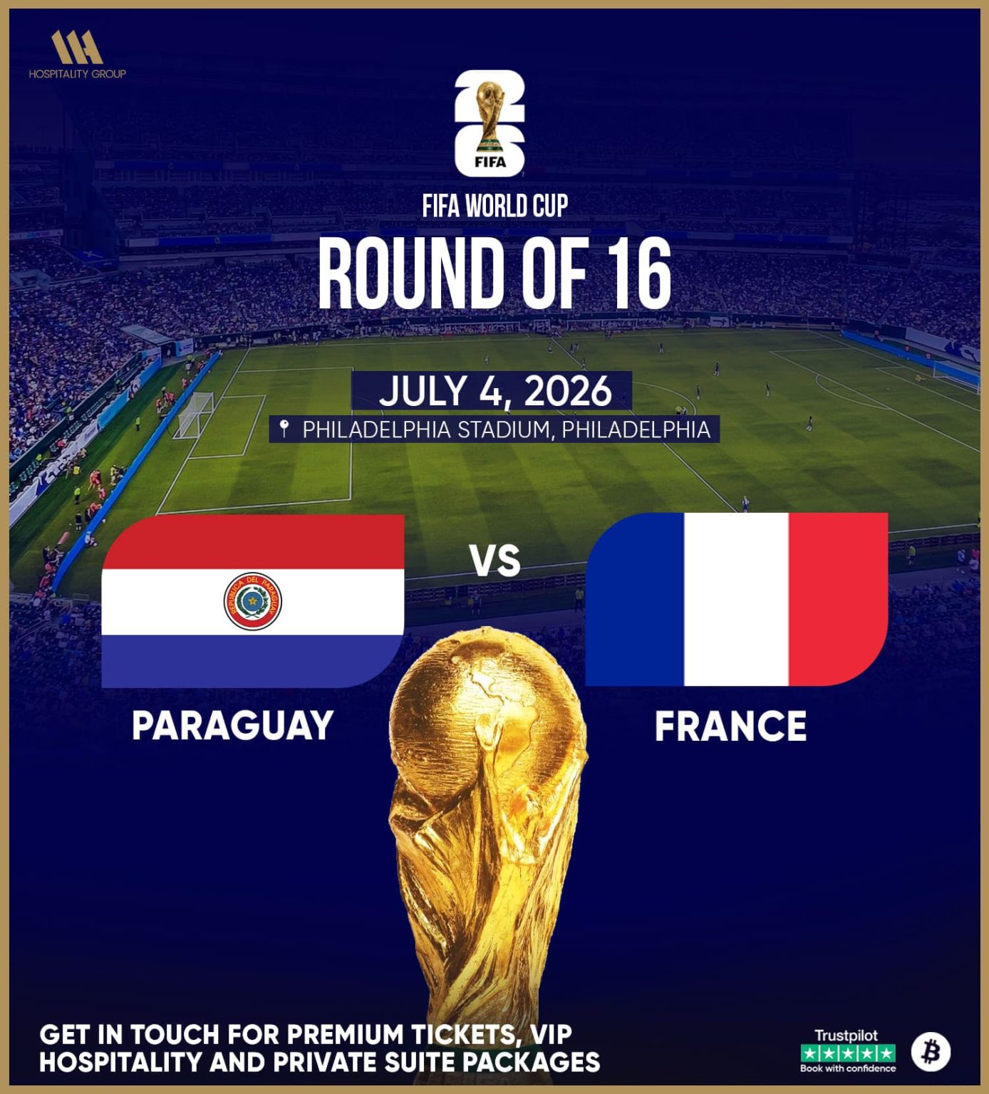 Paraguay Vs France Tickets