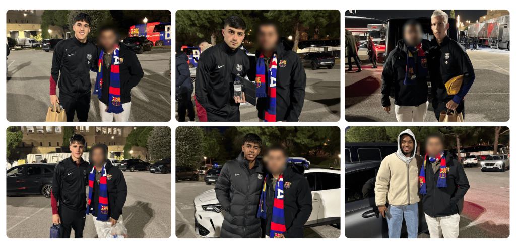 Football player meet and greet experiences