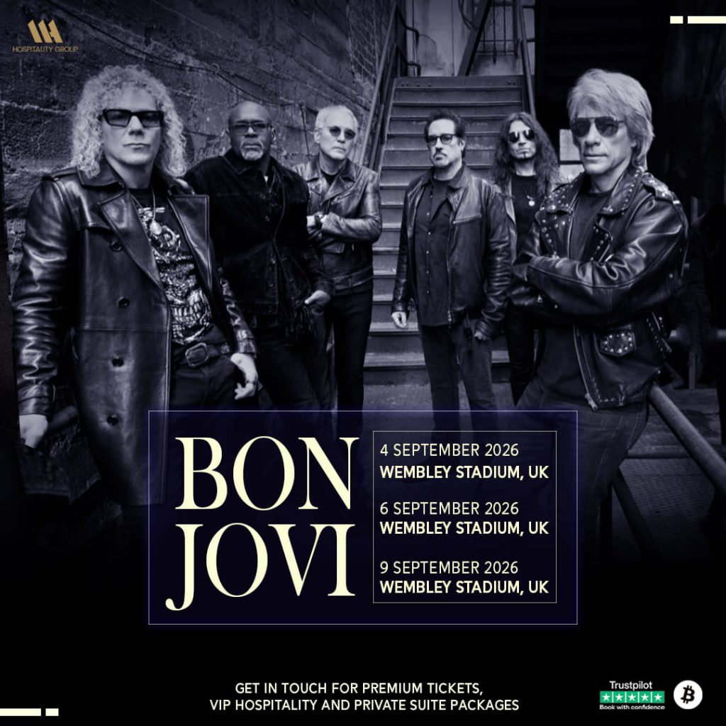 Bon Jovi Tour 2026 VIP tickets and hospitality