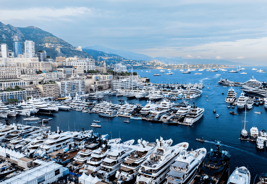 Monaco Yacht Show is centred around the superyacht world. Credit: Monaco Yacht Show.