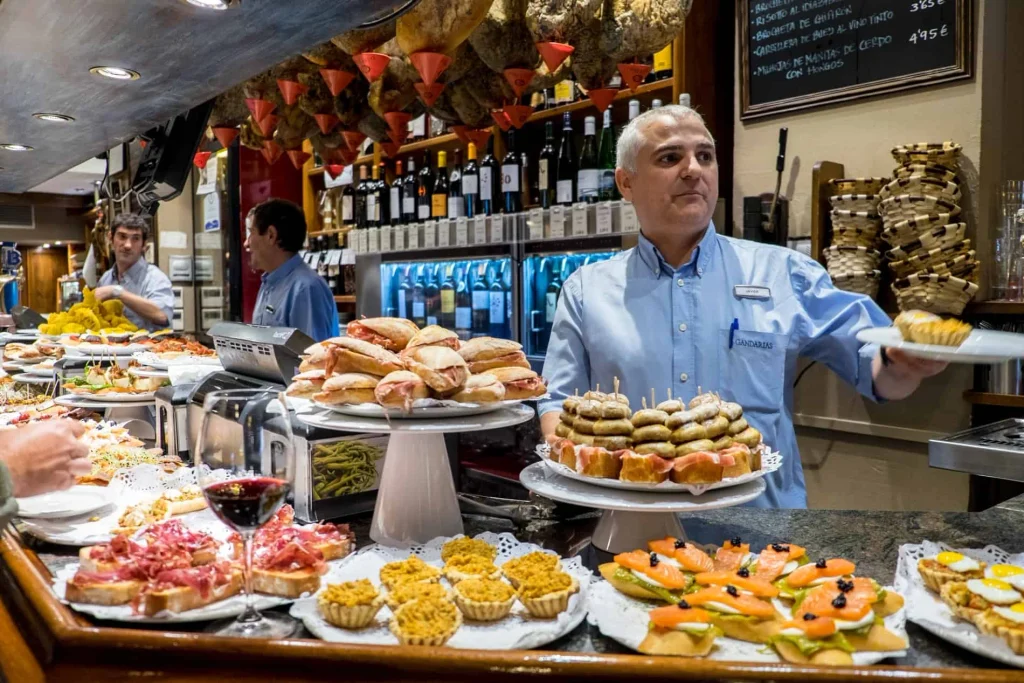 Pintxos are best paired with wine in San Sebastián