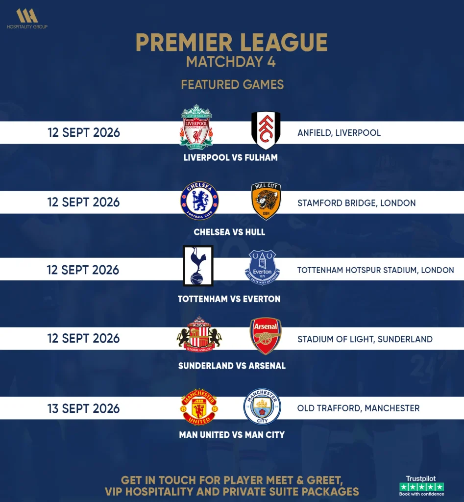 Premier Leauge matchday 4