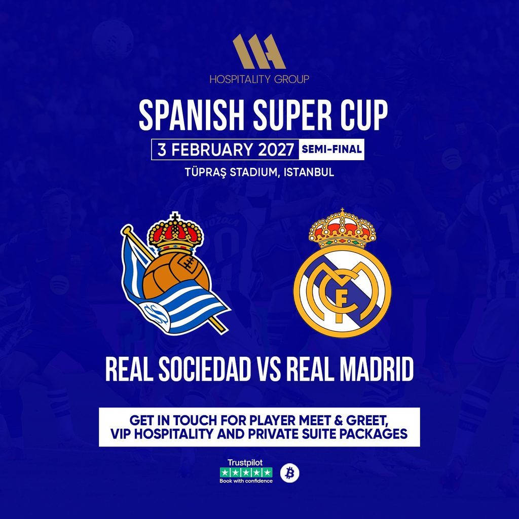 Spanish Super Cup Real Madrid vs Read Sociedad