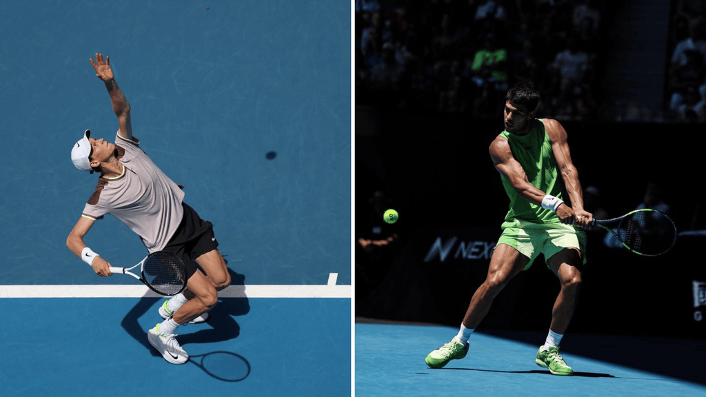 Alcaraz enters as the defending Australian Open champion, while Sinner was world No.1 when the first Australian Open 2027