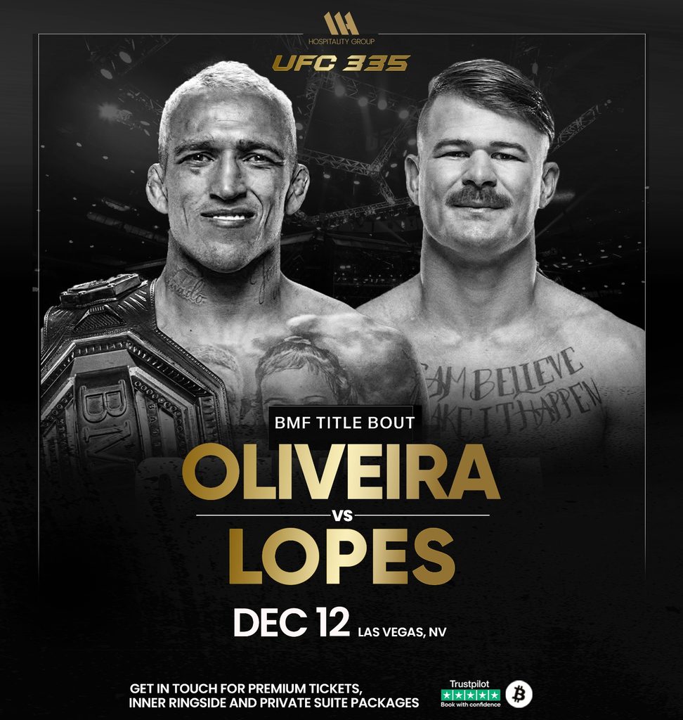 UFC 335: Oliveira vs Lopes VIP Tickets & Hospitality